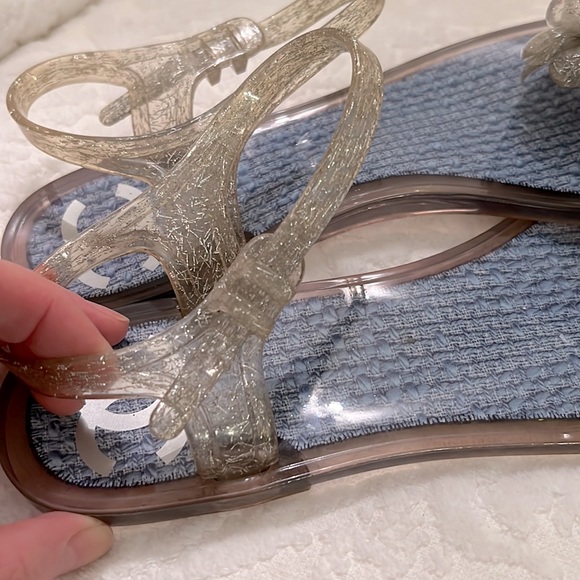 CHANEL summer flower 🌸 jelly sandals - Picture 4 of 5